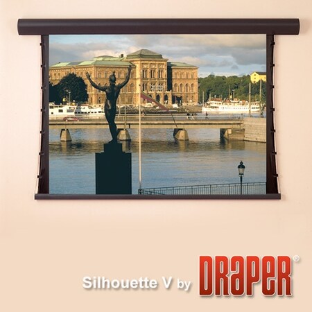 Draper 107302QL Silhouette/Series V 92 diag. (45x80) - HDTV [16:9] - Grey XH600V 0.6 Gain